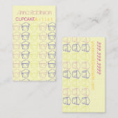 Kuchen-Künstler Visitenkarte (Vorne/Hinten)