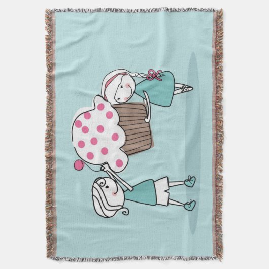 Kuchen-Liebe Decke (Vorderseite Vertikal)