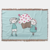 Kuchen-Liebe Decke (Vorderseite)