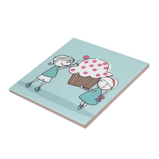 Kuchen-Liebe Fliese (Seite)