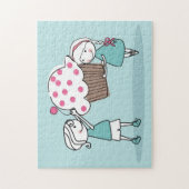 Kuchen-Liebe Puzzle (Vertikal)