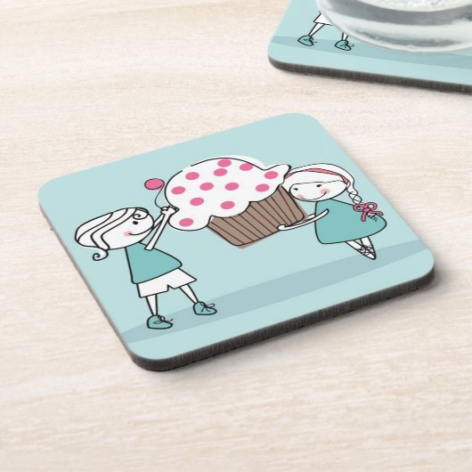 Kuchen-Liebe Untersetzer (Linke Seite)