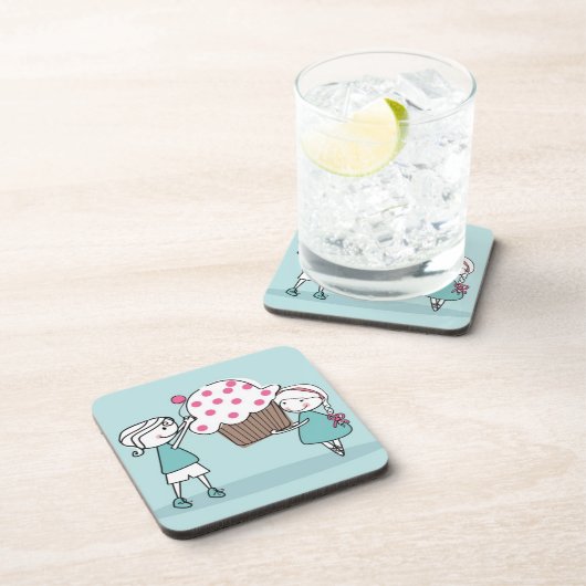 Kuchen-Liebe Untersetzer (Rechte Seite)