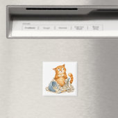 Küchen-Lustiger-Katzen-Magnet Magnet (In Situ (Geschirrspüler))
