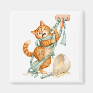 Küchen-Lustiger-Katzen-Magnet Magnet