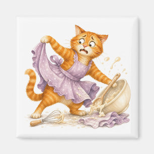 Küchen-Lustiger-Katzen-Magnet  Magnet