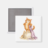 Küchen-Lustiger-Katzen-Magnet Magnet (Vorderseite/Rückseite)