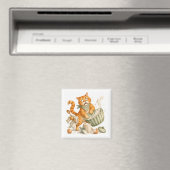 Küchen-Lustiger-Katzen-Magnet Magnet (In Situ (Geschirrspüler))