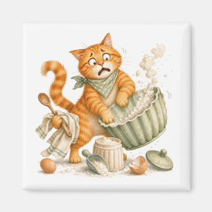 Küchen-Lustiger-Katzen-Magnet Magnet