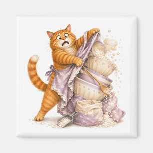 Küchen-Lustiger-Katzen-Magnet  Magnet