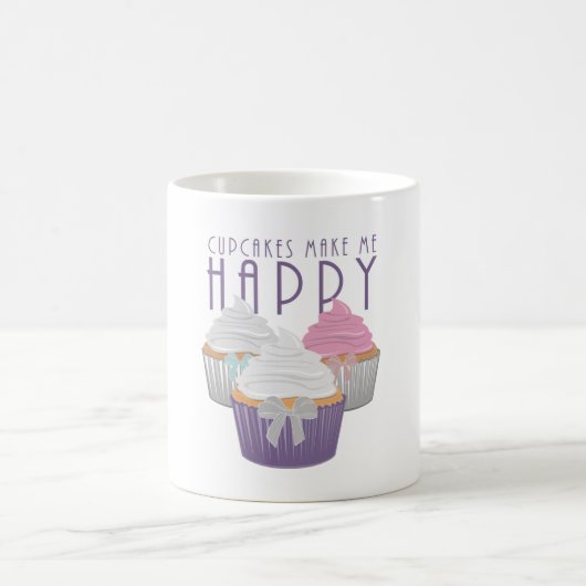 Kuchen machen mich glücklich kaffeetasse (Mittel)