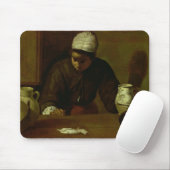 Küchen-Mädchen mit dem Abendessen bei Emmaus, Mousepad (Mit Mouse)