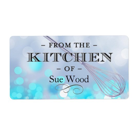 Küchen Magic Custom Cooking & Backing Labels (Vorne)