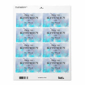 Küchen Magic Custom Cooking & Backing Labels (Vorne)