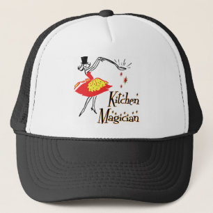 Küchen Magier Retro Kochkunst Truckerkappe