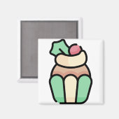 Kuchen Magnet (Vorderseite/Rückseite)