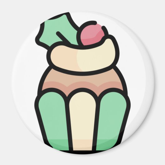 Kuchen Magnet (Vorne)