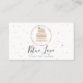Kuchen Maker Bäckerei Konditorpatisserie Visitenkarte (Vorderseite)