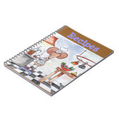 Küchen-Mäuserezept-Notizbuch Notizblock (Linke Seite)