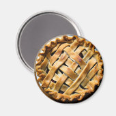 Kuchen mit Extravaganter Kruste Magnet (Vorderseite/Rückseite)