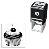 Kuchen mit Kapuze und Kapuze oben Permastempel (Beispiel)