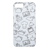 Küchen-Muster 4 Case-Mate iPhone Hülle (Rückseite)