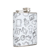 Küchen-Muster 4 Flachmann (Rechts)