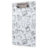 Küchen-Muster 4 Klemmbrett (Links)