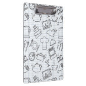 Küchen-Muster 4 Klemmbrett (Rechts)