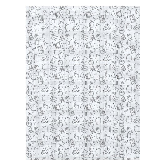 Küchen-Muster 4 Tischdecke (Vorderseite)