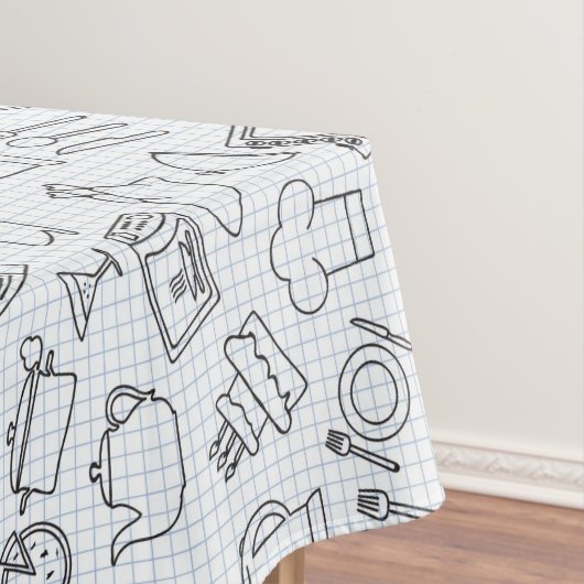 Küchen-Muster 4 Tischdecke (Beispiel)