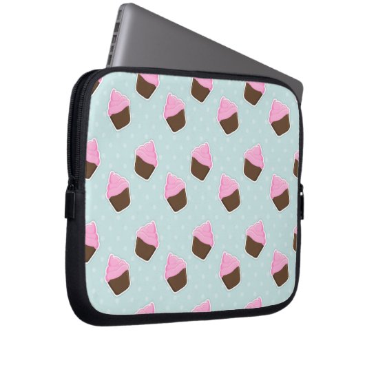 Kuchen-Muster Laptopschutzhülle (Vorne Rechts)