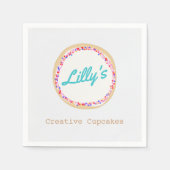 Kuchen- oder Cookie-Dekorator Serviette (Vorderseite)