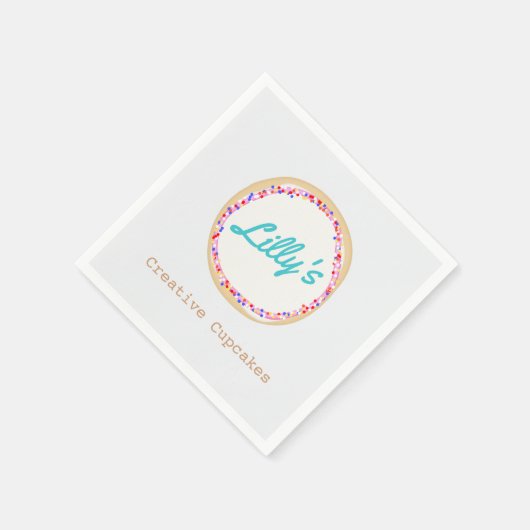 Kuchen- oder Cookie-Dekorator Serviette (Ecke)