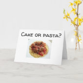 ****KUCHEN ODER NUDELN*** GEBURTSTAGSKARTE KARTE (Gelbe Blume)