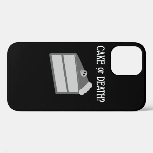 Kuchen oder Tod? Case-Mate iPhone Hülle (Rückseite (Horizontal))