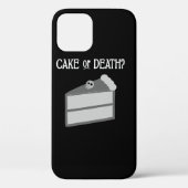 Kuchen oder Tod? Case-Mate iPhone Hülle (Rückseite)