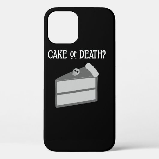 Kuchen oder Tod? Case-Mate iPhone Hülle (Rückseite)