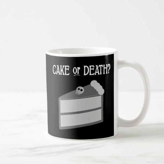 Kuchen oder Tod? Kaffeetasse (Rechts)