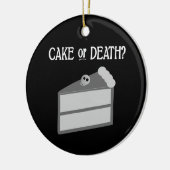 Kuchen oder Tod? Keramikornament (Links)