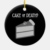 Kuchen oder Tod? Keramikornament (Hinten)