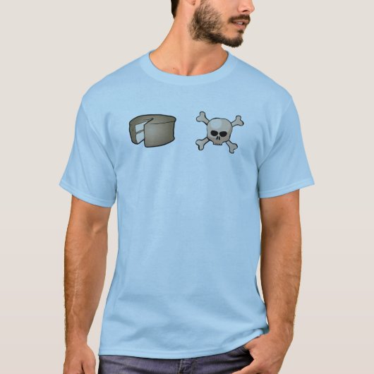 Kuchen oder Tod T-Shirt (Vorderseite)