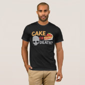Kuchen oder Totenschädel - Bonbons T-Shirt (Vorne ganz)