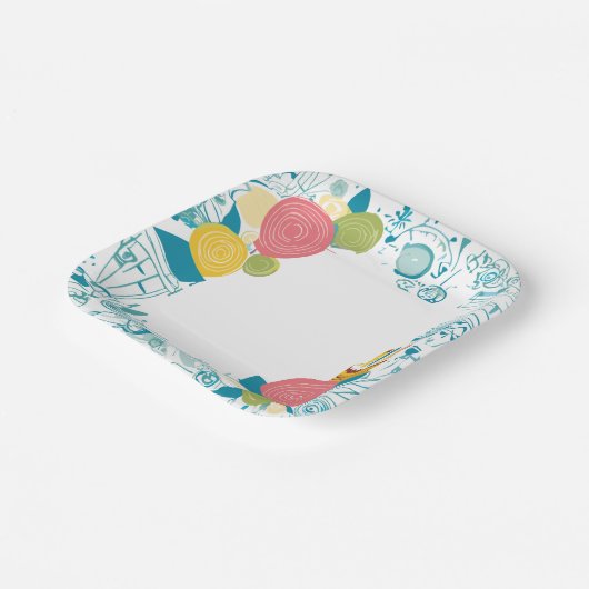 Kuchen Pappteller (Gewinkelt)