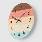 Küchen Pastellfarben Designer Inspiriert Große Wanduhr (Winkel)