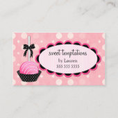 Kuchen-Pop-Backen Visitenkarte (Vorderseite)