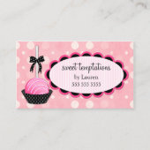 Kuchen-Pop-Backen Visitenkarte (Vorderseite)