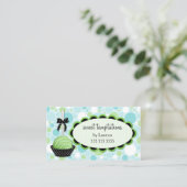 Kuchen-Pop-Bäcker Visitenkarte (Stehend Vorderseite)