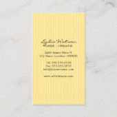 Kuchen-Pop-Bäckerei-Geschäfts-Karten Visitenkarte (Rückseite)