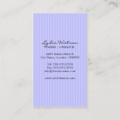 Kuchen-Pop-Bäckerei im Lavendel Visitenkarte (Rückseite)